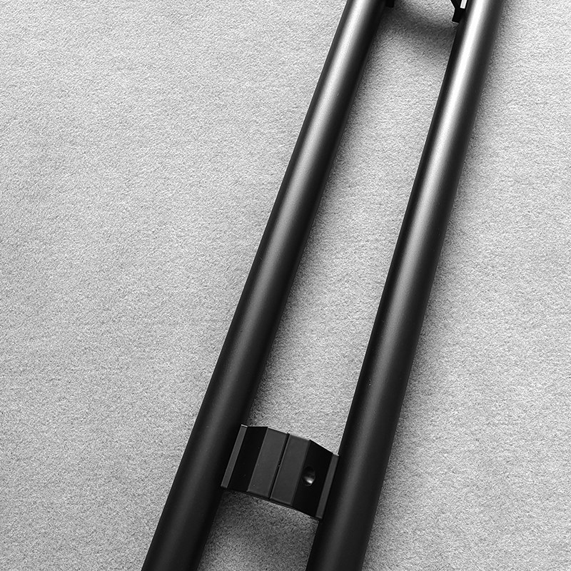 玻璃门把手店铺大门有框门拉手加厚全实心斜脚黑色灰色可定做孔距