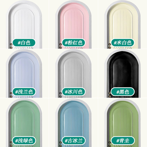 木门卧室门翻新改色木漆油漆刷y门改色漆门漆自刷室内门旧门木器
