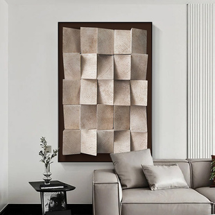 艺术玄关装饰画极简客厅高级感挂画高级感落地沙发背景墙竖版壁画