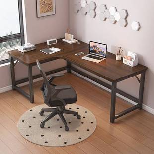 转角电脑桌家用L型书桌现代7字拐角办公桌学生学习桌简约台式桌子