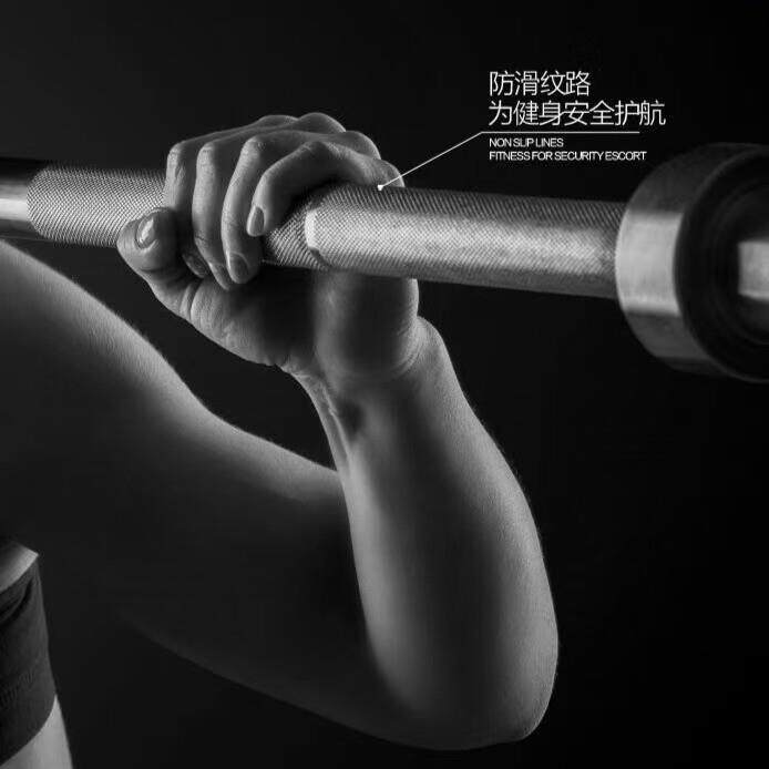2.2米杠铃奥杆子卧推杆健身房专用硬拉深蹲杆曲直奥杆套装一整套
