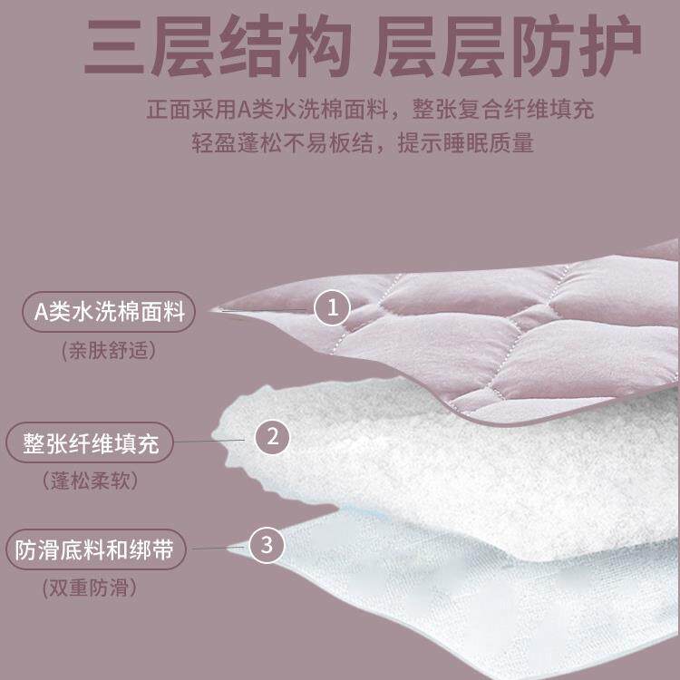 床垫软垫家用保护垫床褥垫褥子床褥垫被租房专用隔脏薄款被褥铺底