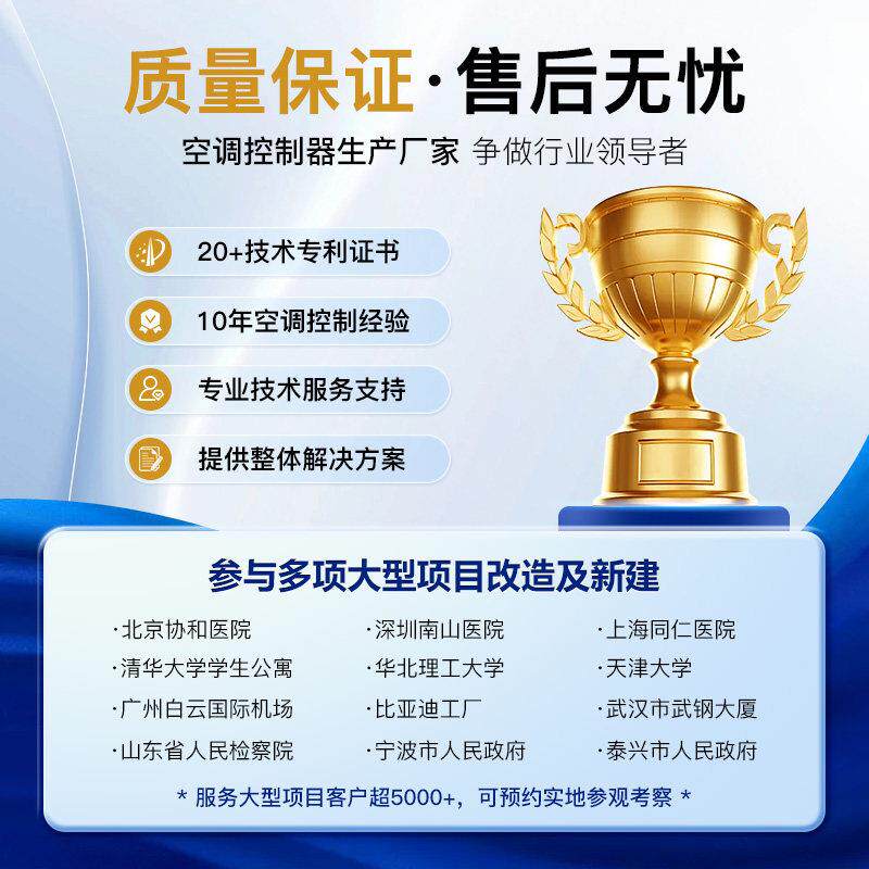 中央空调控制面板带485通讯2/4管制控制器通风机盘管水机联网温控