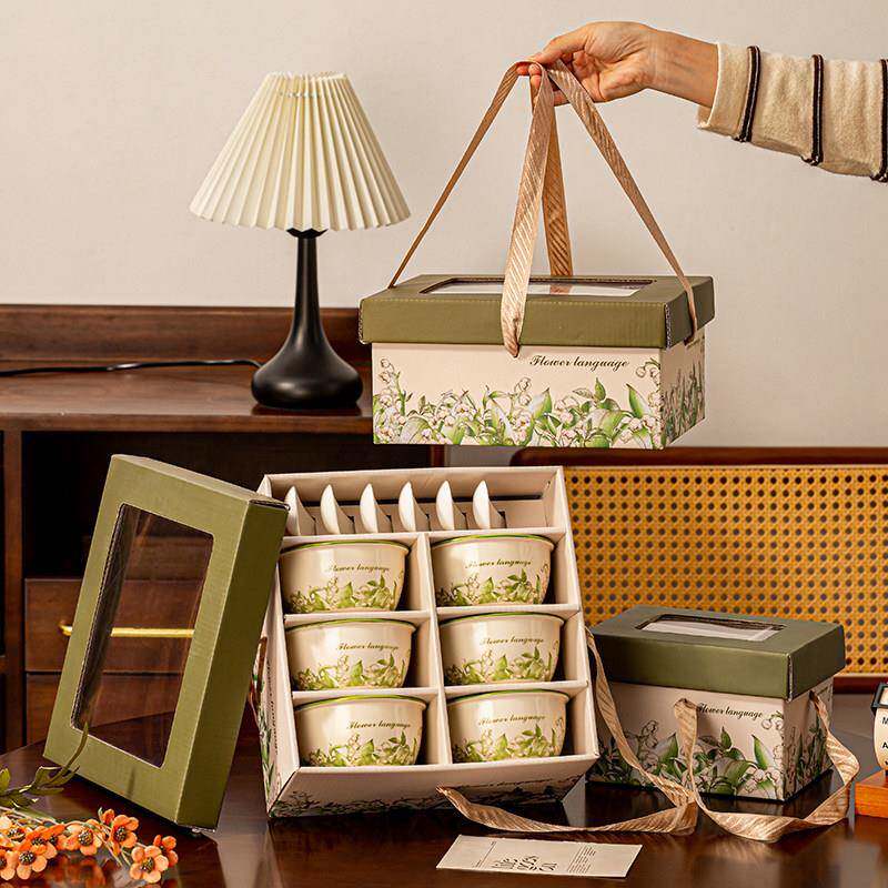 碗碟套装高级感颜值轻奢乔迁送礼陶瓷碗盘筷碗具2025新款家用餐具