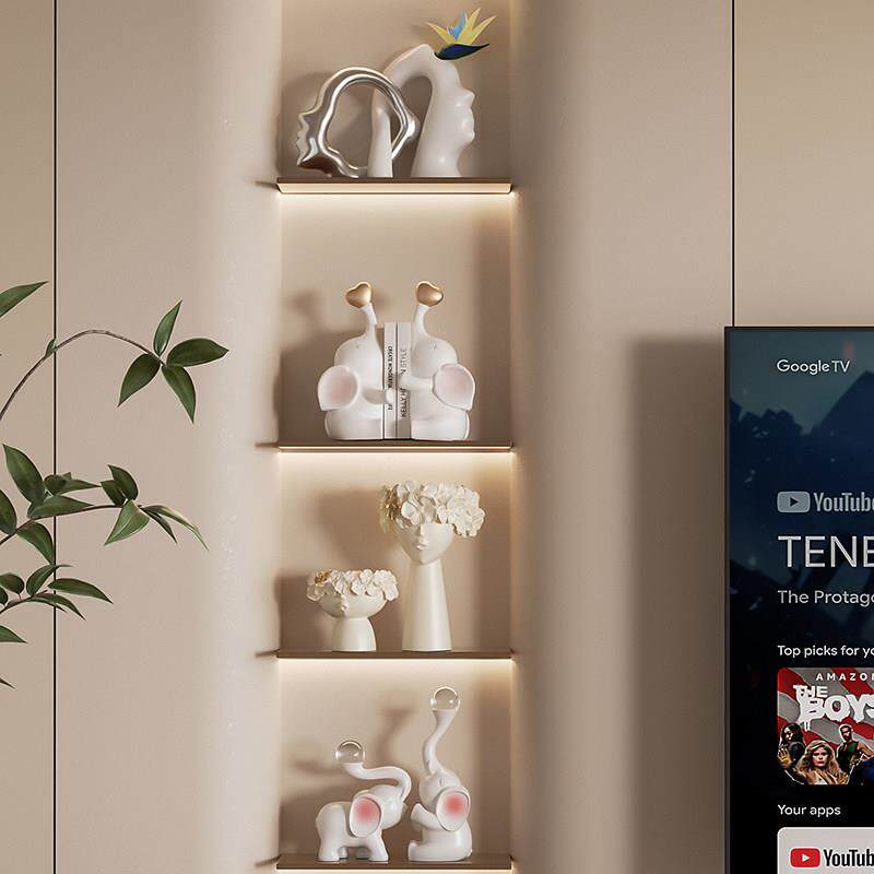 客厅饰品摆件高级感小众艺术软装轻奢家居电视背景墙酒柜工艺礼品