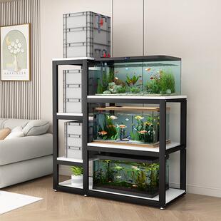 鱼缸底柜专用多层鱼缸放置柜客厅家用落地定制鱼缸架子水族箱底架