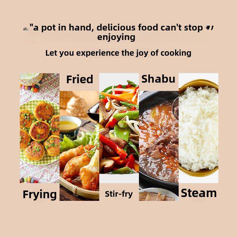 宜中多功能电煎锅平底锅水煎包专用电饼铛家用加深加大蜂窝不粘锅