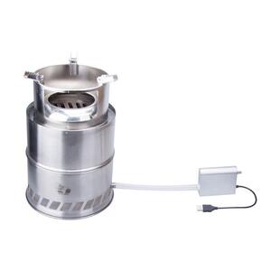 游者鼓风柴火炉户外防风便携自驾旅行野餐炊炉木柴气化炉野外炉头