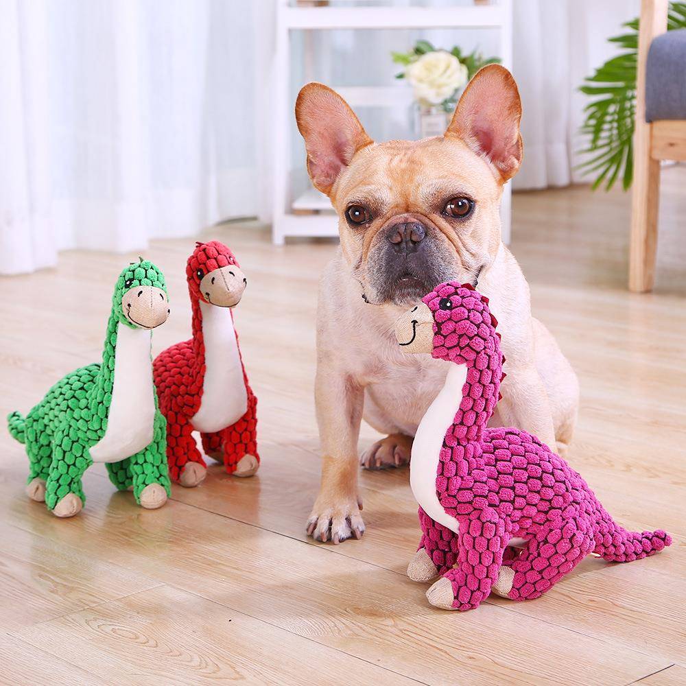 狗PAC-A130狗玩具发声长颈龙耐咬磨牙解闷型迪犬柯玩基泰宠小物自