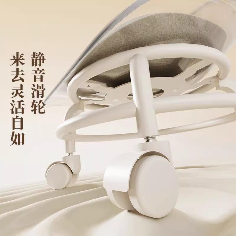 亚克力凳子静音万向轮儿童带娃学步凳网滑轮小椅子家用矮凳美缝厂