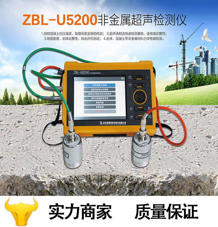智博联非金属超声检测仪ZBL-U5200超声透射法快速检测基桩现货