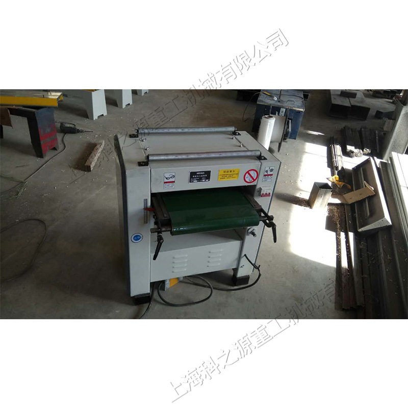 科之源高速单面木工压刨机 400mm刨削宽度压刨床 220V木材压刨机