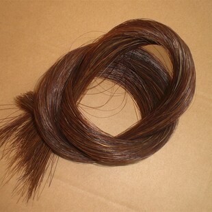 棕色弓毛50克 马尾弓毛 小提琴弓毛 二胡弓R毛 工艺品人工养殖