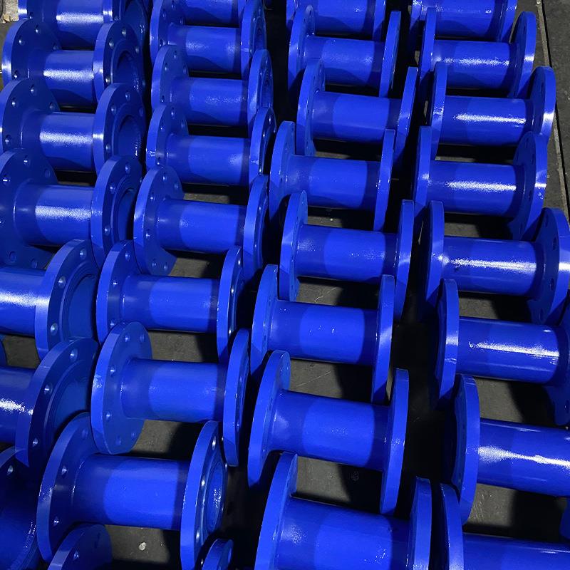 不锈钢双盘法兰短管加长节 双头无缝直管接头同心等径短接