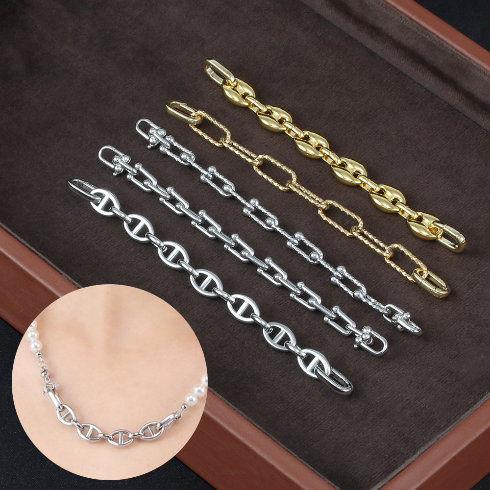 珍珠项链延长链扣百搭轻便延长链双开口连接扣实用毛衣链DIY配件,饰品/流行首饰/时尚饰品新,链条,淘宝优惠券,粉丝福利购,淘宝优惠卷