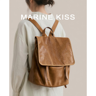 男女大容量双肩包上班通勤商务电脑背包2025新款休闲旅行皮质书包