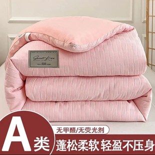 九孔纤维被子冬被棉被单双人加厚春秋被芯空调被人学生Y被褥礼品