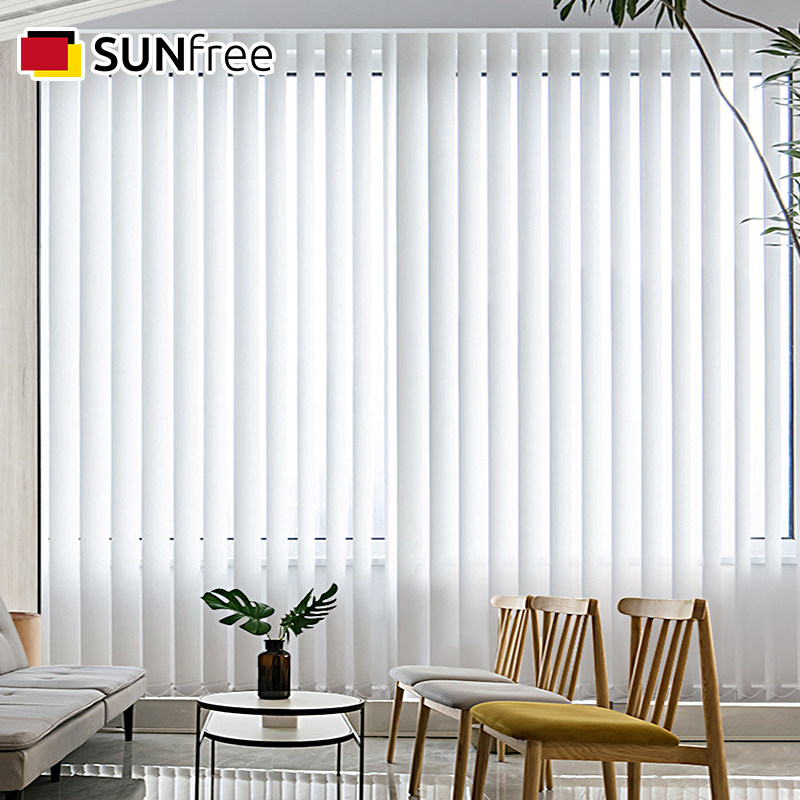 竖百叶窗帘垂直帘家用遮光客厅卧室阳台防晒隔断帘屏风办公室垂帘