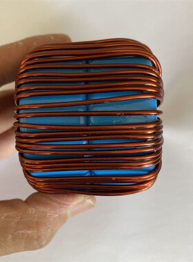 硅铁磁粉芯电感器100uH~500uH~1mH 滤F波电感30A ~50A~100A带底座