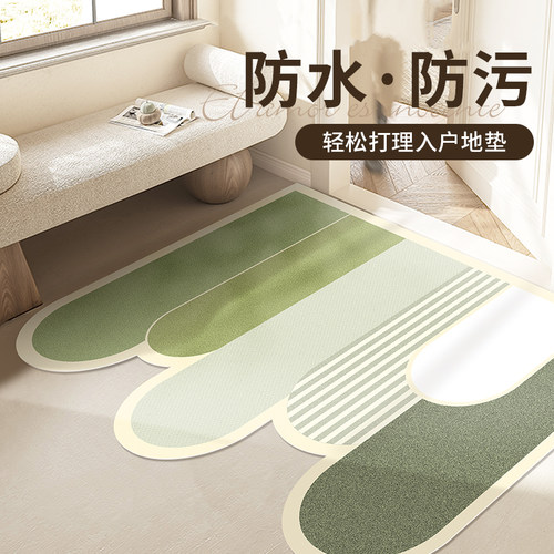 入户门地垫进门口门外2024新款玄E关可擦洗高级感免洗奶油风脚垫