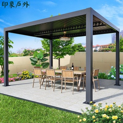 亭子户外凉亭庭院阳光房别墅院子亭楼顶露台花园设计子四角凉亭