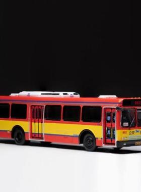 北京802路公交模型 1:110 CFC6110GD巴士 FanX方相汽车模型