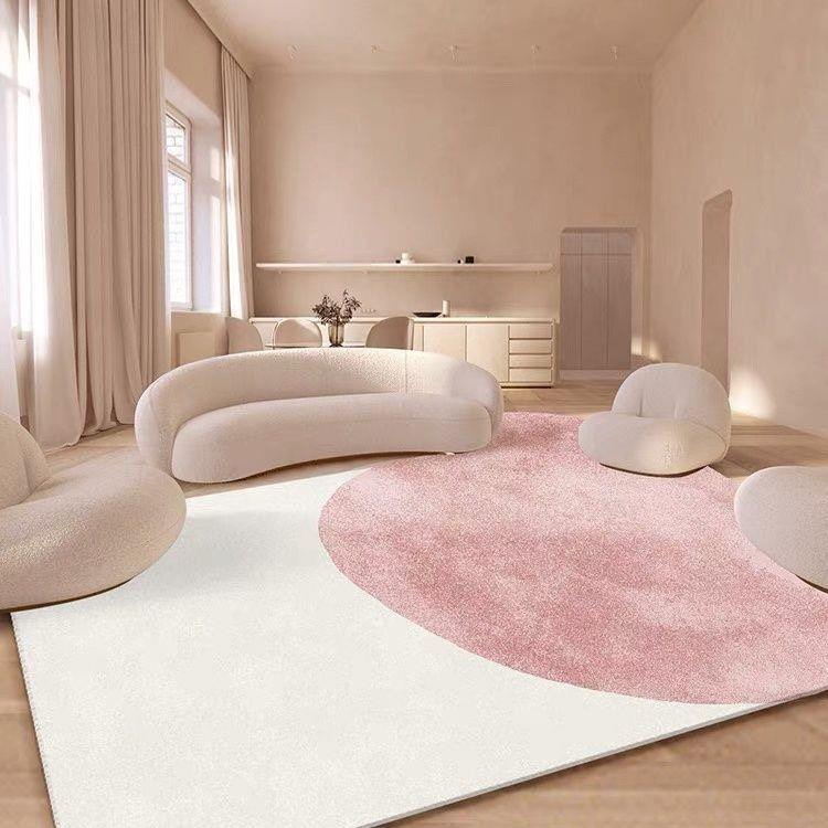 不规则地毯家用耐脏彷羊绒全铺加厚地毯客厅大面积隔凉毯ins防滑