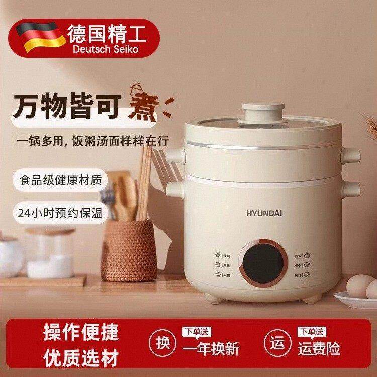 德国电煮锅家用多功能蒸煮炖一体锅电饭煲1-3人小型宿舍泡面锅