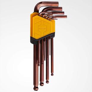 特长 内六角扳手9件球头 中长 古铜色S2 KT6002 锴达 KT6001 KATA