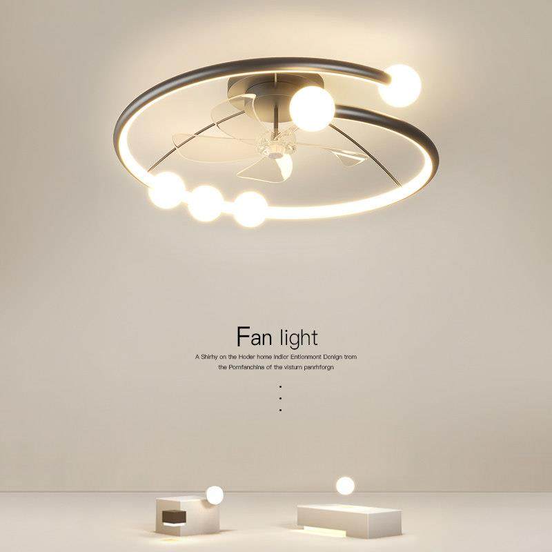 风扇灯网红2025新款卧室吸顶灯现代简约客厅餐厅全光谱护眼电扇灯,家装灯饰光源,风扇灯,淘宝优惠券,粉丝福利购,淘宝优惠卷