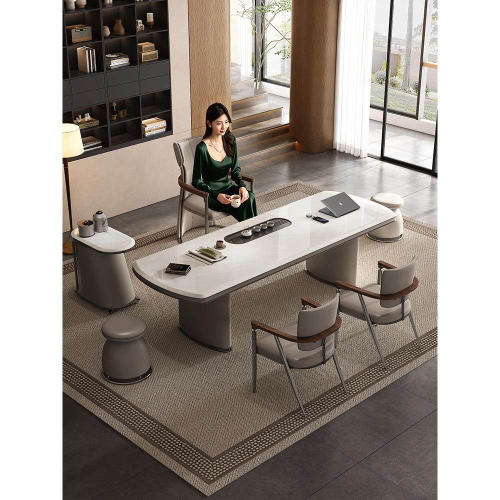 意大利轻奢自然奢石茶几椅组合设计师高端办公茶几壶一体茶几,住宅家具,家用茶台/茶桌,淘宝优惠券,粉丝福利购,淘宝优惠卷