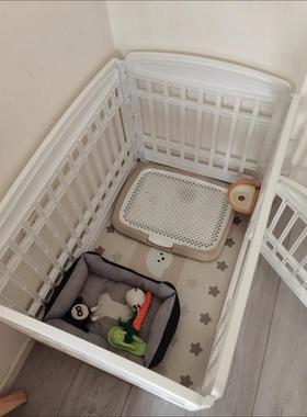 爱防丝宠物丽围栏室内自拼由JME接狗围栏护围栏防越狱狗笼子小型