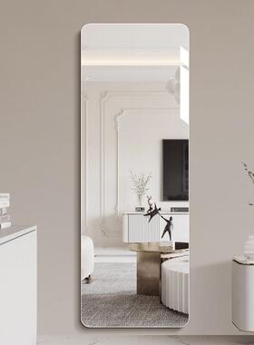 无框穿衣免打防孔壁挂式家用全身试镜挂墙衣镜入户门镜口51818大