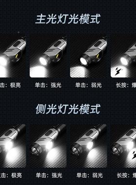 2025新款SF0强光手电筒充电超工户外迷你拐小亮型角磁吸作灯维修