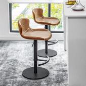 北欧品昂 办吧椅现代简约台前台轻奢升降旋转高酒吧椅子吧凳用家