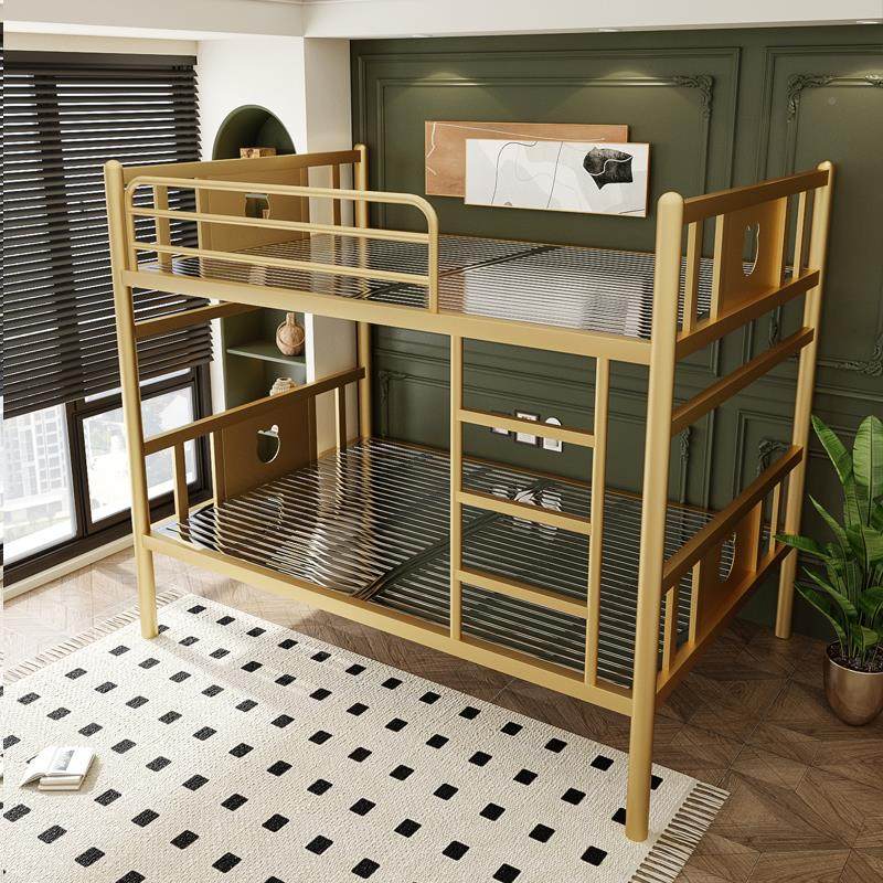 加厚双不锈钢床简上GBF-SC00约高低子母床下铺铁层架床430铁床大