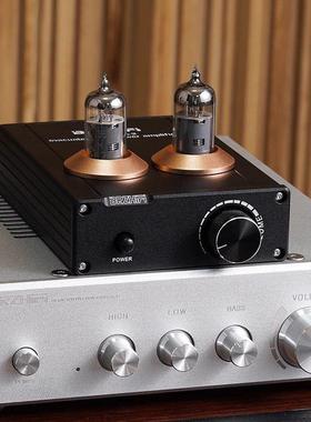 胆质前级高音胆发烧级小机前置音频放大器升提音质家用 PAP-6A2PA
