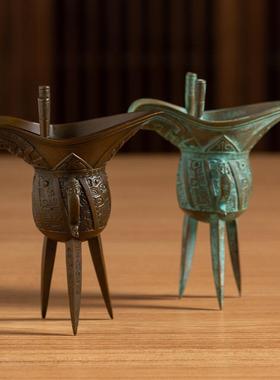 创采购产品全铜酒杯，古董杯，客厅装饰，酒柜，青铜意FFH古酒代