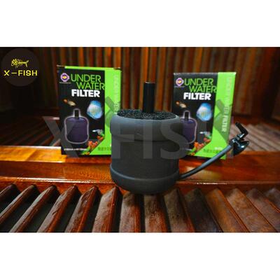 水妖精过滤器合三一便氧小型鱼缸增迷FSM你吸器反气举台湾UP陶瓷