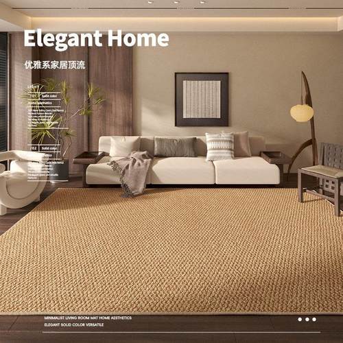 意式地剑毯厅202A-BLQKT2卧5新款彷猫爪免洗侘寂中古风客地垫室床