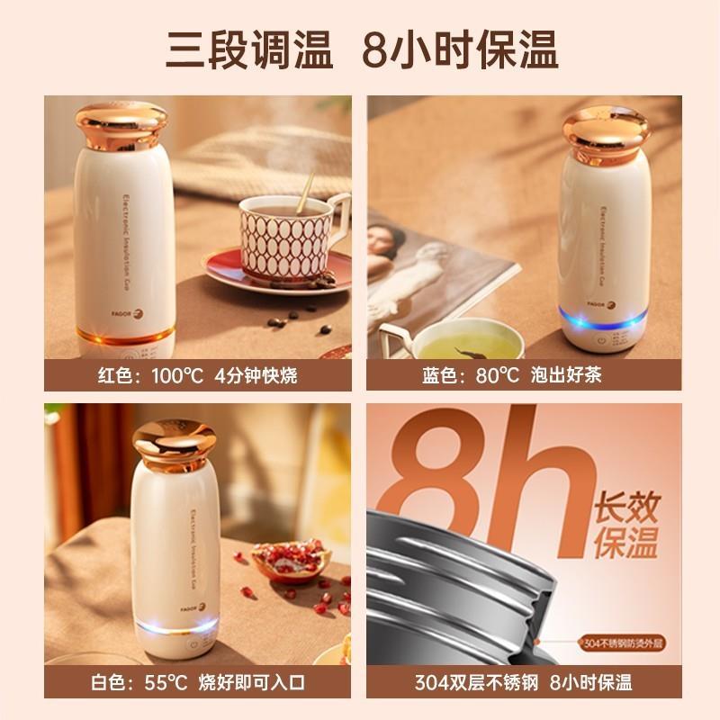 可携烧水杯型小电式杯热水杯出qmgO1o7W差旅行恒温加热水保温杯