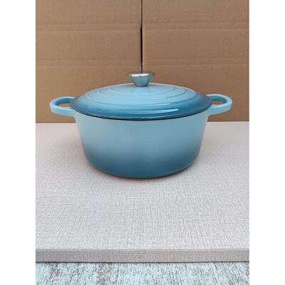 锅铸铁搪瓷汤锅C6315家用耐炖高温锅搪瓷汤锅铸铁炖锅锅炖锅25cm