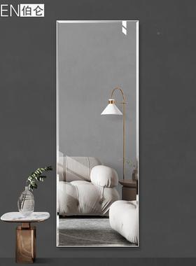 BO镜LEN 无框穿镜衣壁挂全约身镜简直角落地镜大镜子玄50127关试