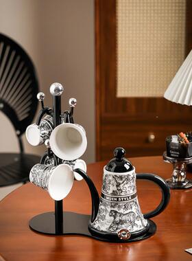 铃铛轻奢茶壶订婚迁礼物杯G5114高子水陶瓷茶杯水杯乔茶具套装壶