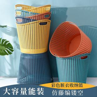 放脏衣服收纳整理筐洗衣篓桶 优思居北欧轻奢风脏衣篮家用卫生间装