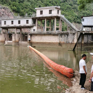 嵊州坝区组合式拦截浮漂 80*1.2米内径18公分穿绳子浮漂