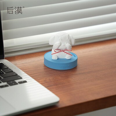 Homoo萌系垂耳小狗扩香石装饰G车载无火香薰无味生日礼物