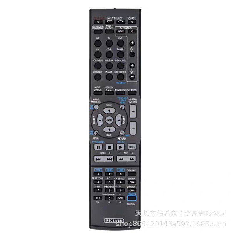适用于先锋功放AXD7534 7586/7565 7569 758 7536 7676 535遥控器