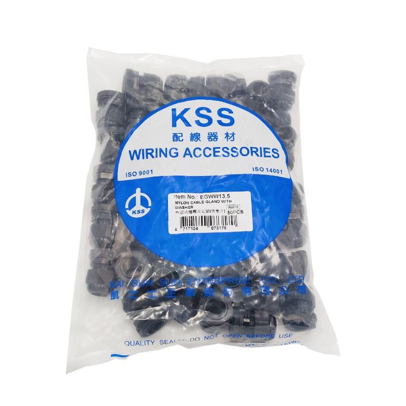 KS6S凯士士电缆固定EG-1.5 防水接头头PG1.5格兰头IP8 一包5凯士