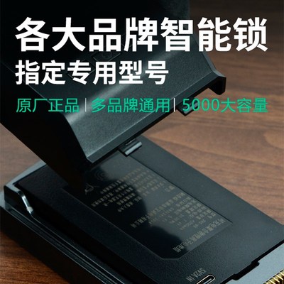 锁电池智能门锁专k用锂电池电子密码锁智能锁电池zns一09b1